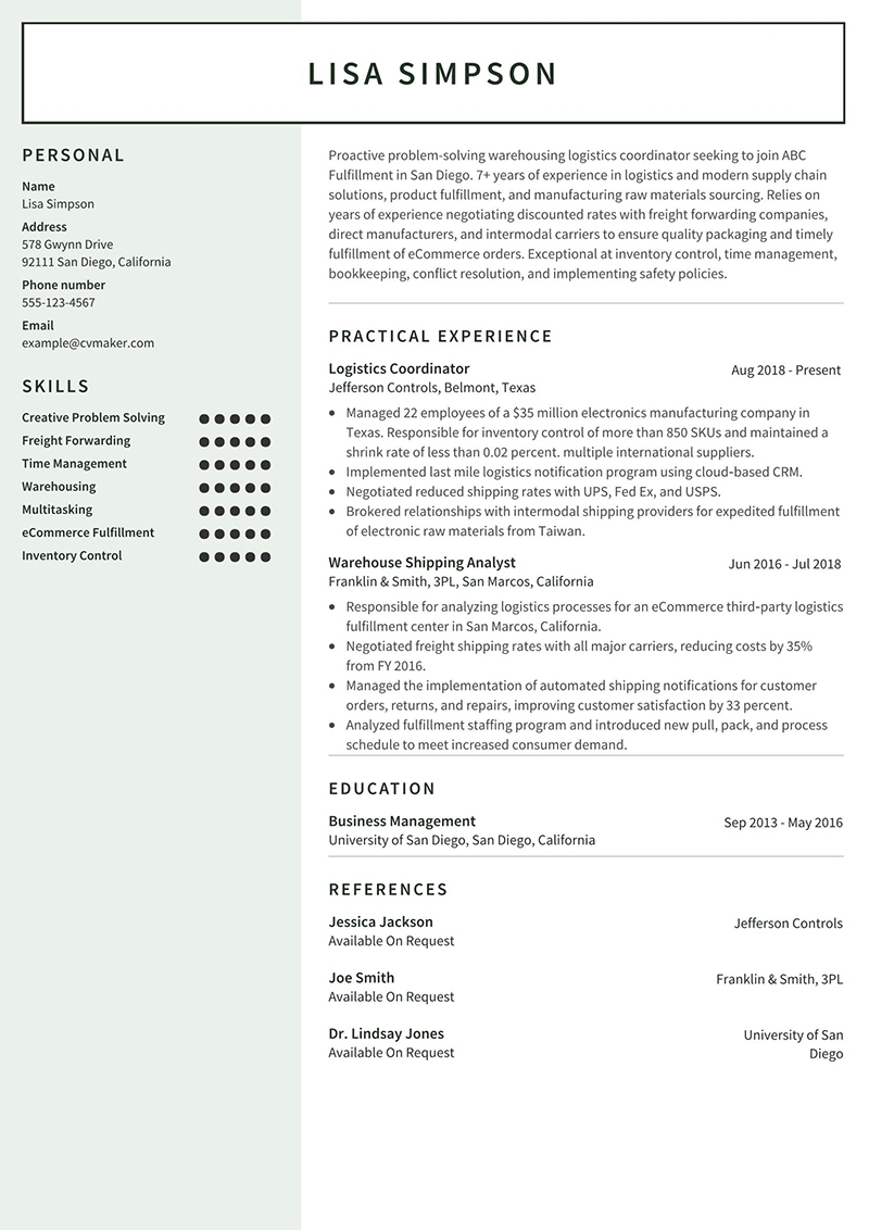 Warehouse Resume Sample Template How To Write Guide 2022 2023 